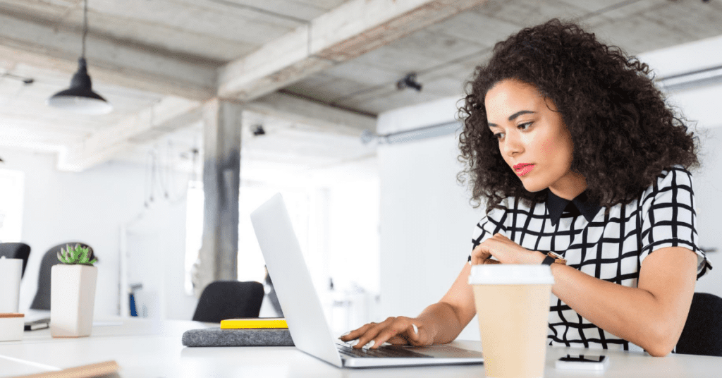 Manager reviewing event app costs