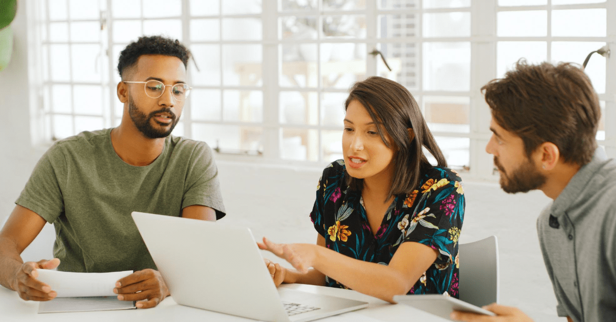 Community managers engaging customers