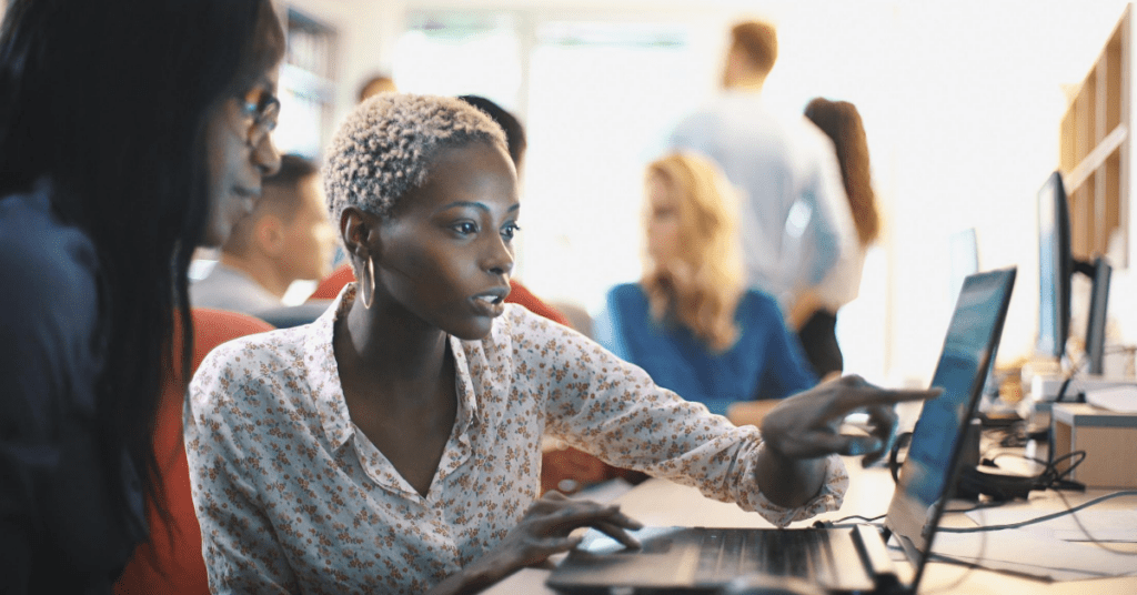 Customers engaging with online community