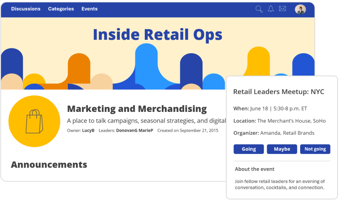Higher Logic Vanilla community groups